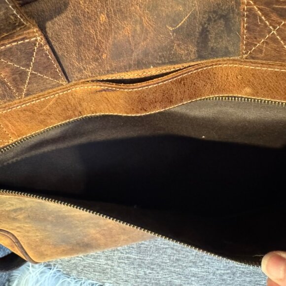 KOMAL’S PASSION Leather Briefcase / Laptop Bag – Crossbody - Picture 5 of 7